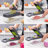 🥦 Multipurpose Vegetable Cutter 12 Types of Cutting in 1
